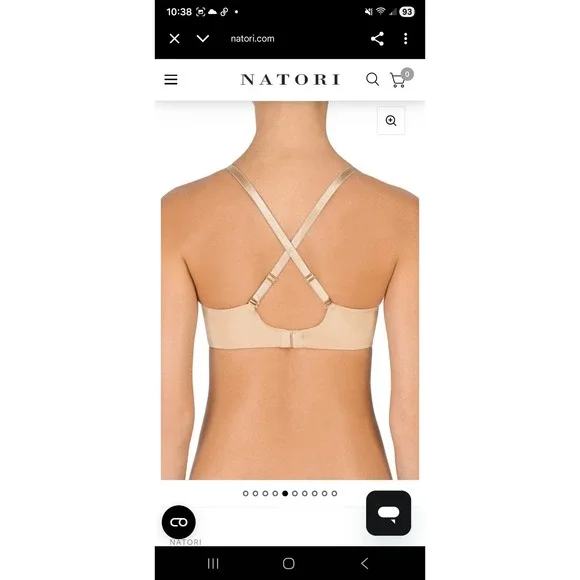 Natori Conform Full Fit Contour Bra 731165 Mocha NWT Size 34H - Picture 3 of 15